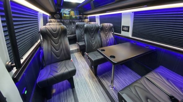 lowell 18 passenger sprinter van interior
