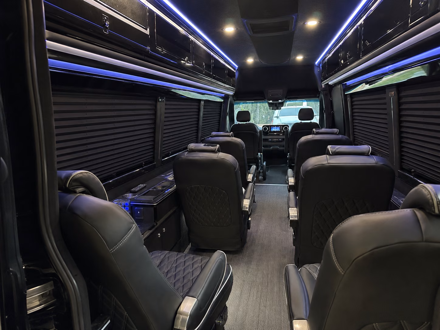 lowell 15 passenger sprinter van inside