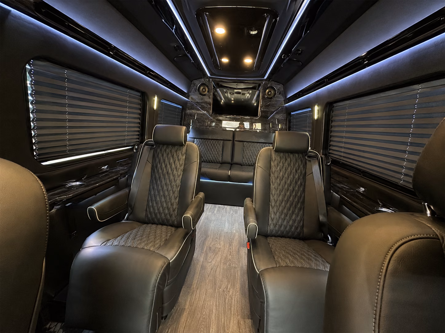 lowell 18 passenger sprinter van interior