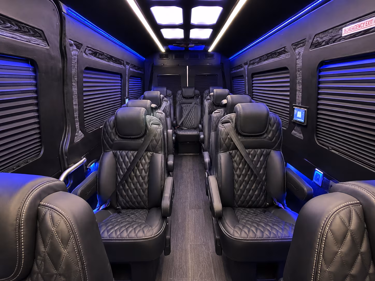 lowell 8 passenger sprinter van interior