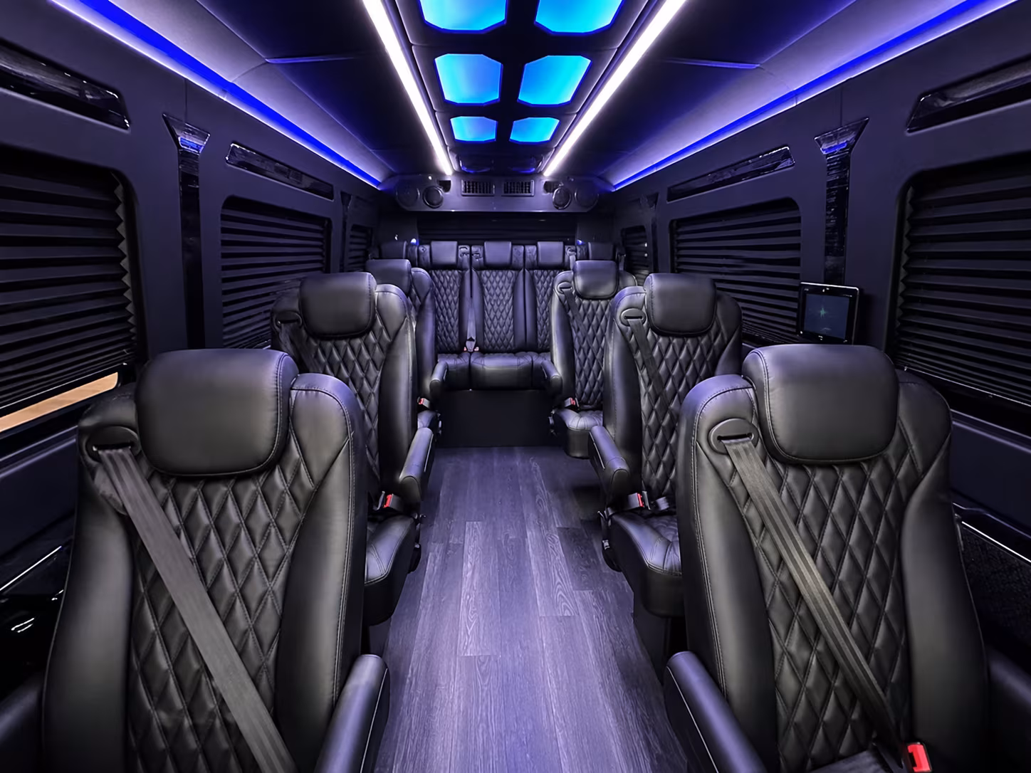 parent coordinated lowell prom sprinter van group bookings with set pickup and return times